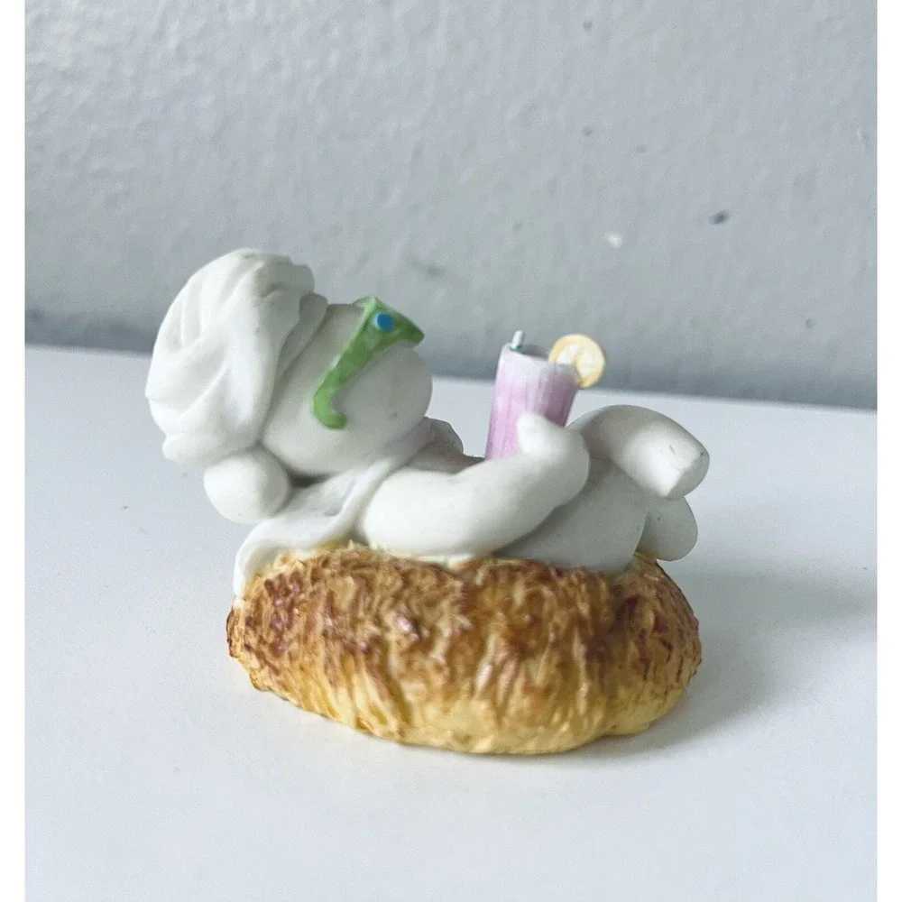Pillsbury DoughBoy AUGUST Calendar Figurine Danbury Vtg‎ 1997 BEACH 3